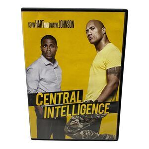 Central Intelligence Central DVD Movie With Case Kevin Hart & Dwayne Johnson